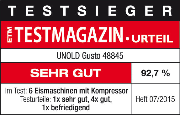 Glacemaschine 2 L Gusto UNOLD