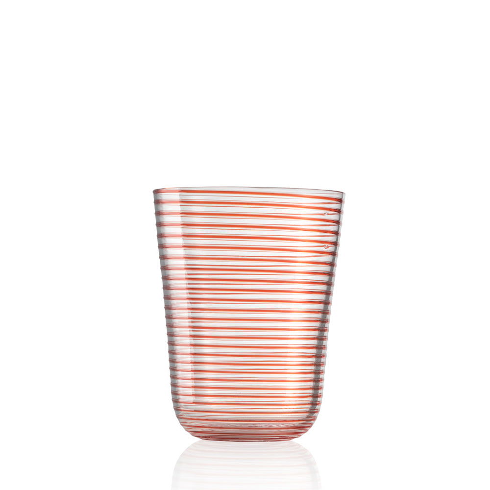 Wasserglas Twist rot