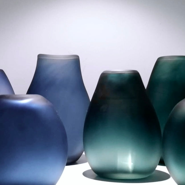 Vase AXELLE aqua