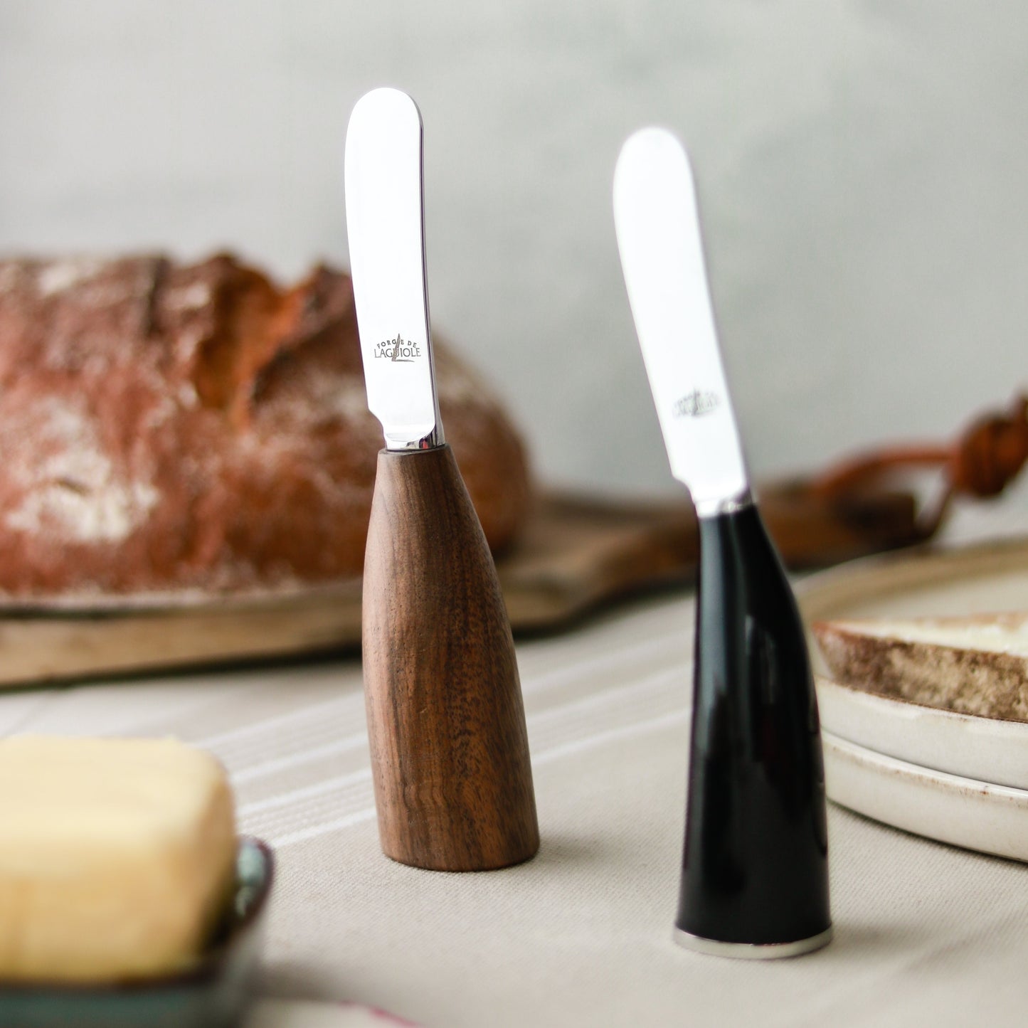 Buttermesser mit Horngriff