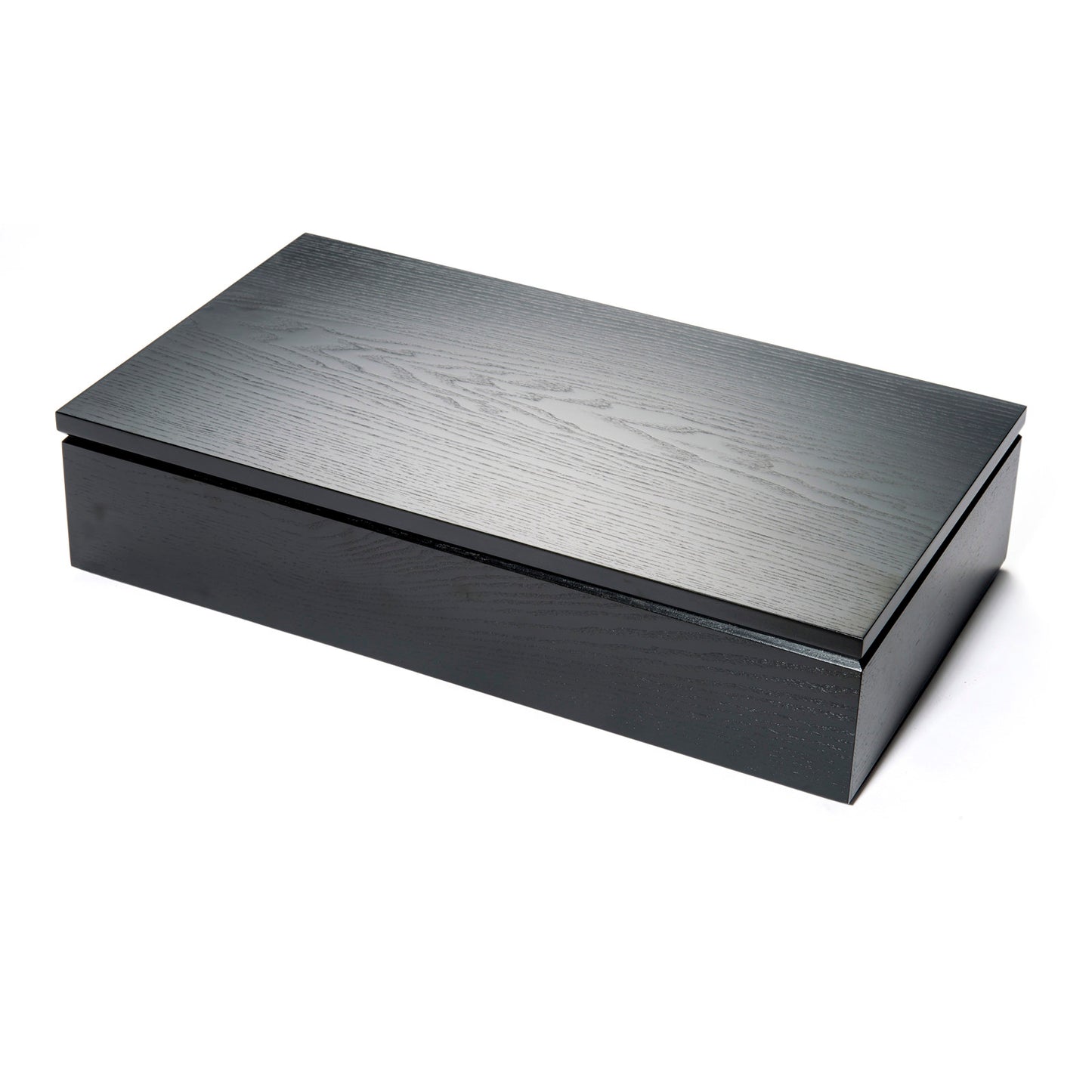 Besteckbox schwarz leer David Mellor