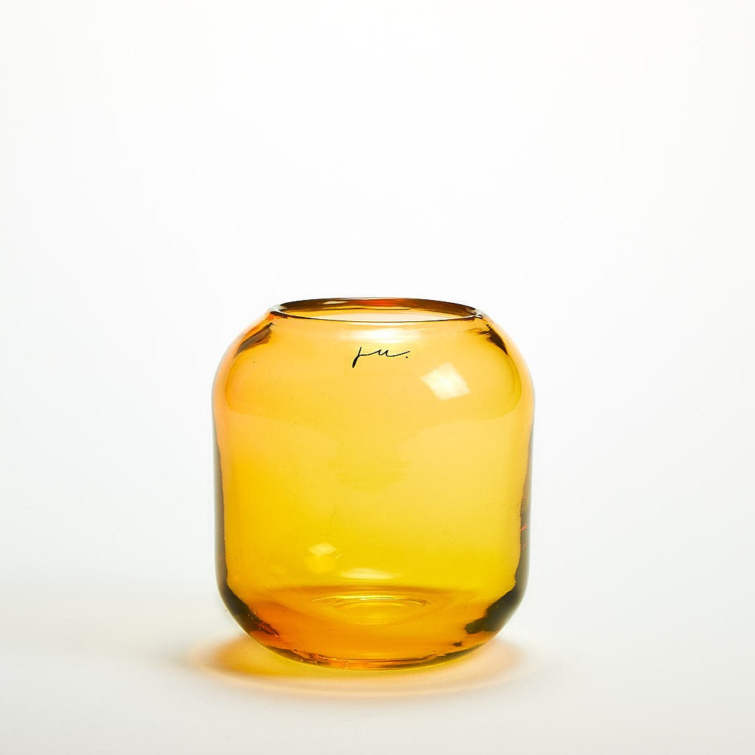 Vase CORINA bernsteinfarbig extra small