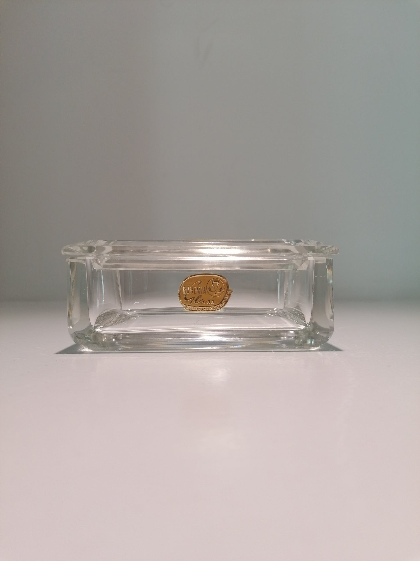 Kristalldose Vintage