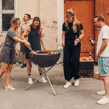 HÖFATS Grillrost Hälfte für Bowl Ø 57cm