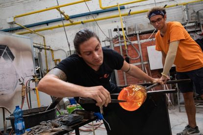 Rotweinglas NETTA 4c, mundgeblasen