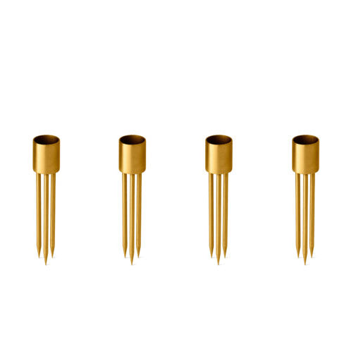 Kerzenhalter für Adventskranz, messing