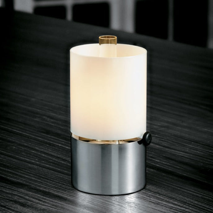 STELTON Öllampe, Milchglas