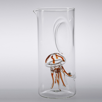 Wasserkrug Qualle orange