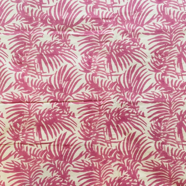 Tischdecke Pflanzen pink 140 x 240 cm