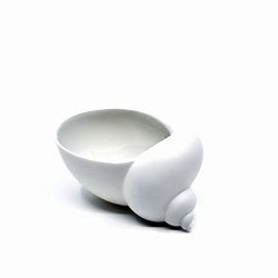 Schnecke Salz weiss