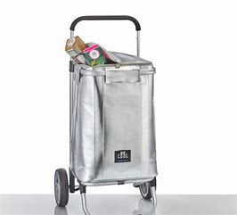 Einkaufswagen 36L silber BE COOL