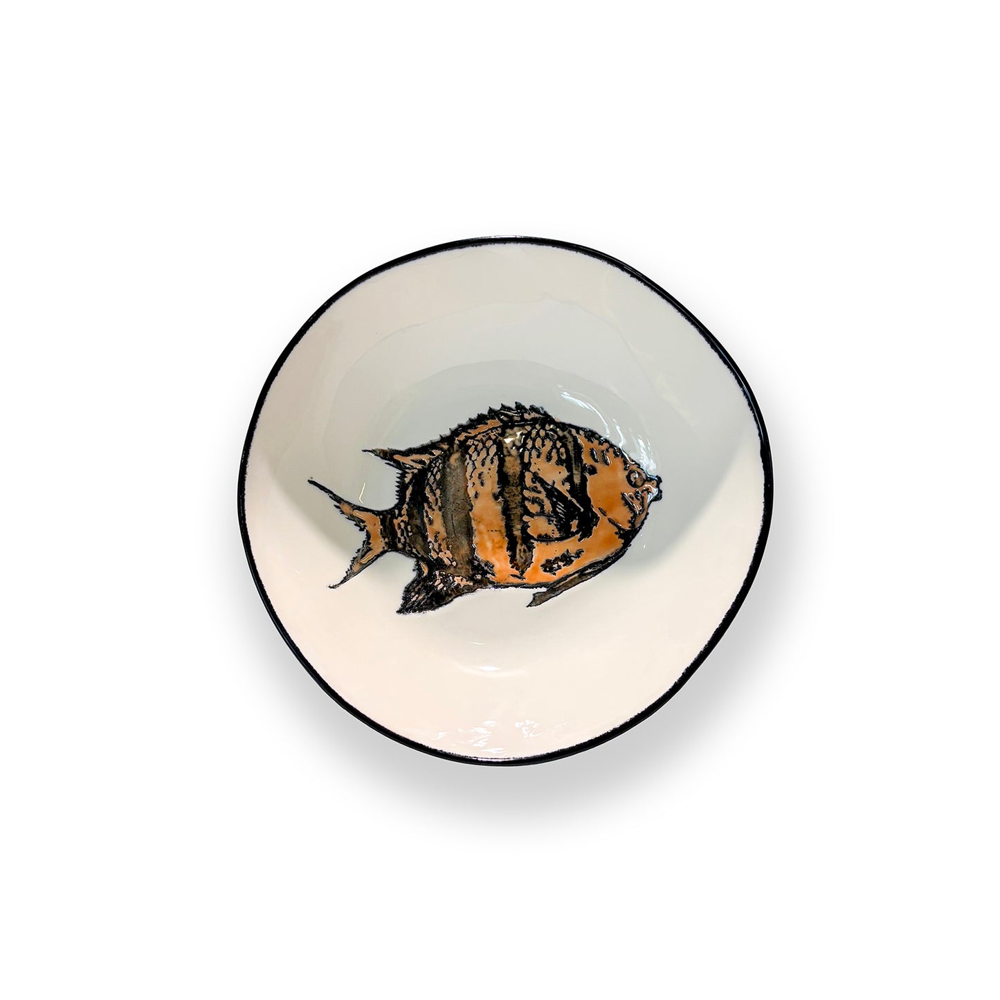 Schale Fisch orange Ø 21 cm