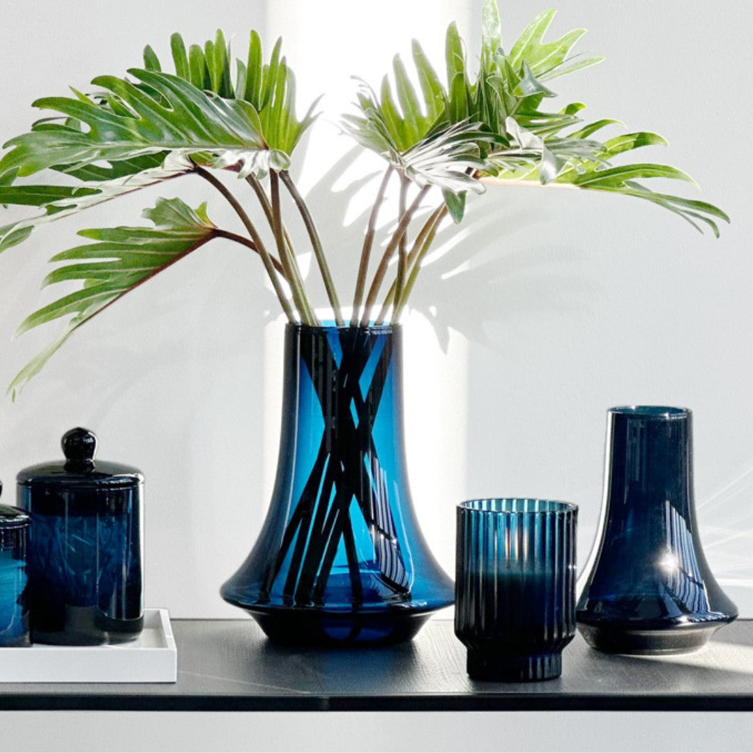 Vase SPINN hellblau large