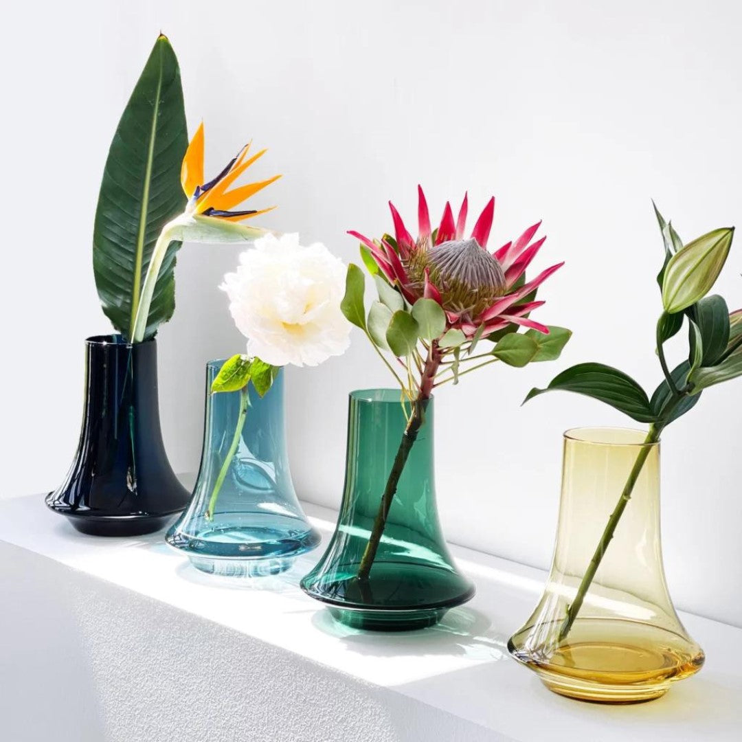 Vase SPINN blau large