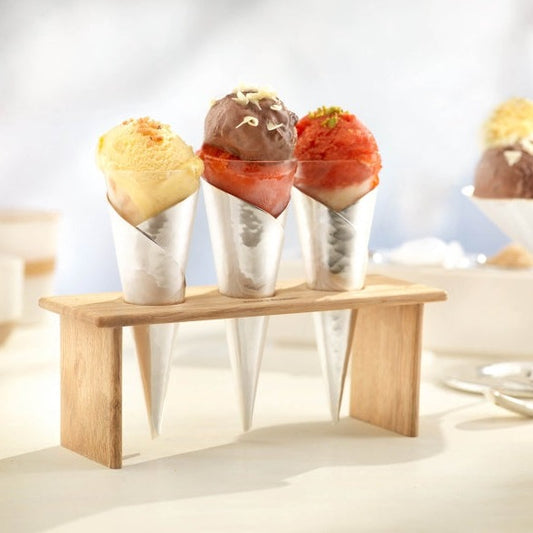 Gourmetwaffel 3er Set mit Halterung