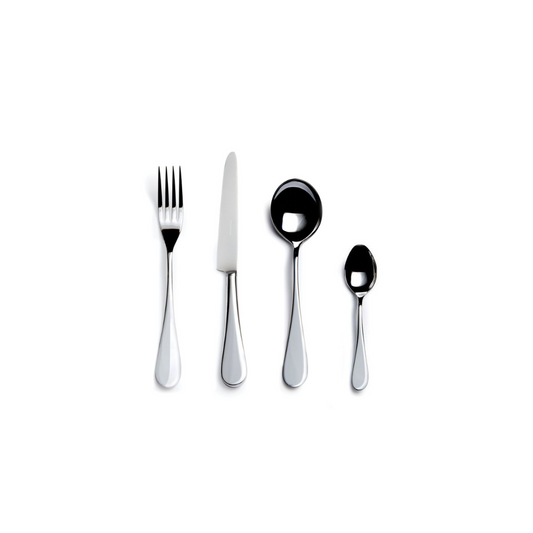 ENGLISH Besteck versilbert 4tlg für 1 Person
