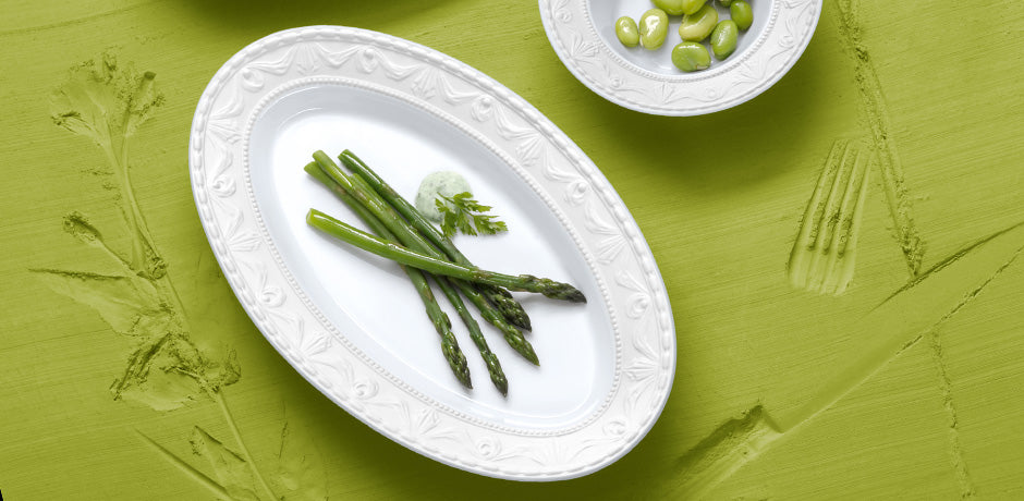 20 % WHITE SET SALE - KURLAND BLANC NOUVEAU Tafel-Set 12tlg.