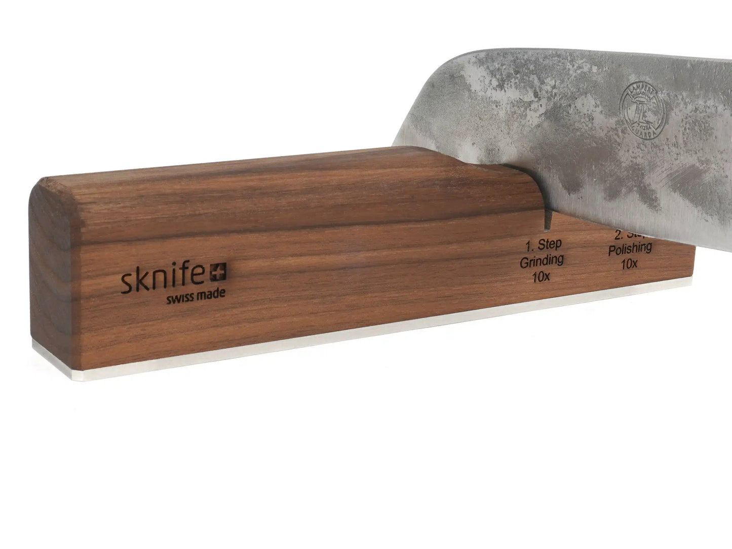 SKNIFE Messerschärfer mit Abzieh-Leder