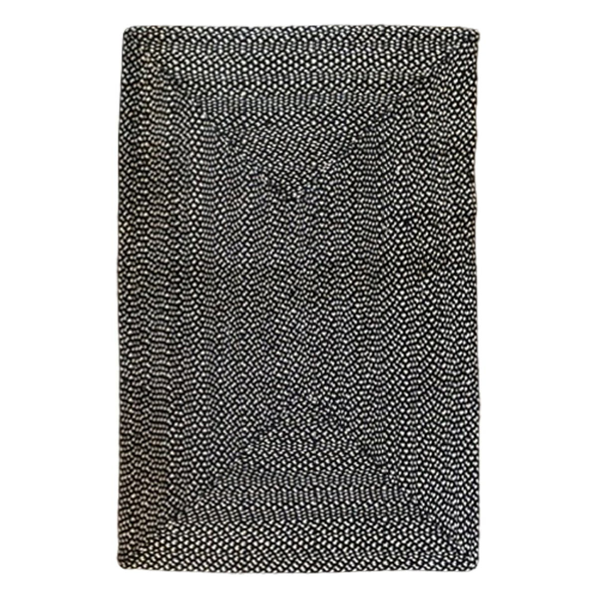 Teppich aus Jute BLACK/WHITE 122 x 183 cm