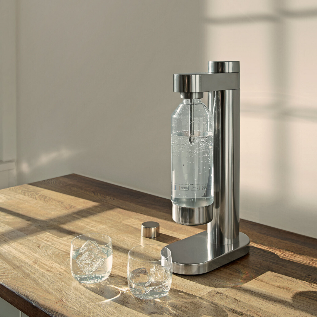 Sodastreamer BRUS Edelstahl inkl. Flasche