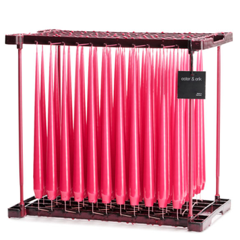 Kerze deep pink-41/2