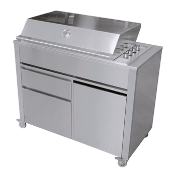 CUN Grill, 4 Brenner