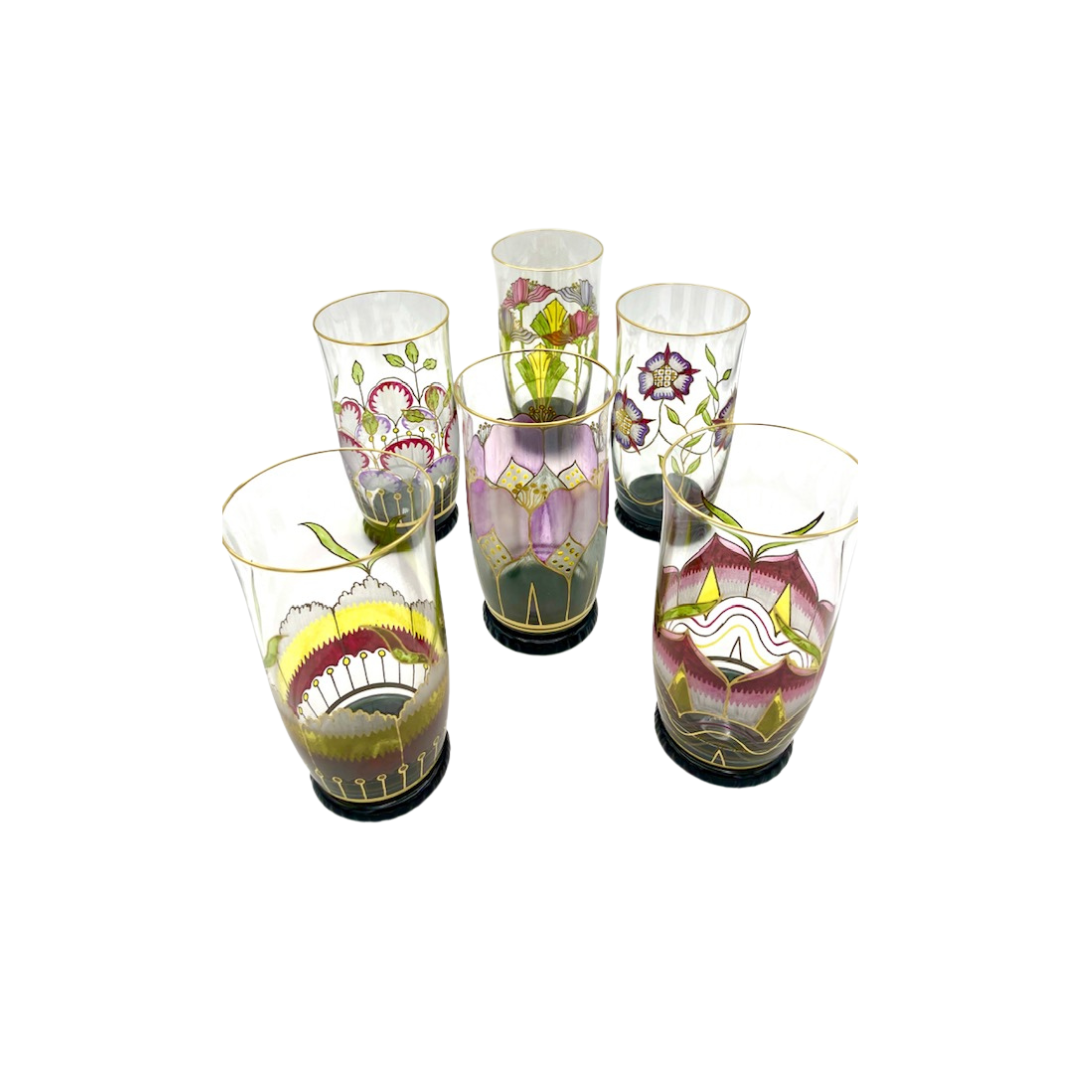 Trinkbecher SERENADE Handmalerei Nr. 16