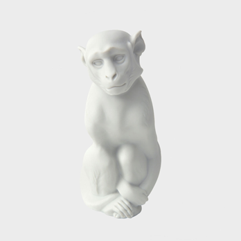 Affe sitzend klein NYMPHENBURG