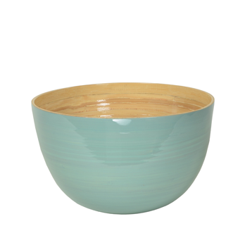 Bambus Schale hellblau 30 x 18cm