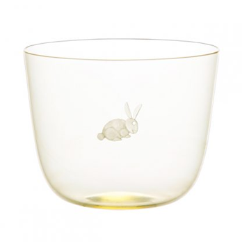 Wasserglas ALPHA Hase citrin