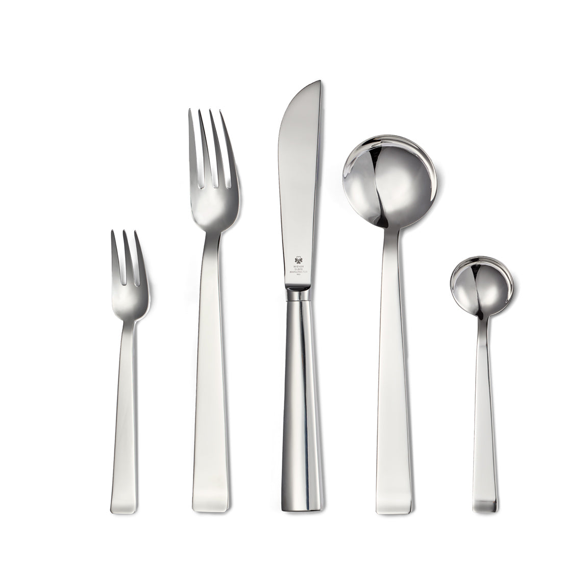 Josef Hoffmann Besteck-Set No. 135, versilbert