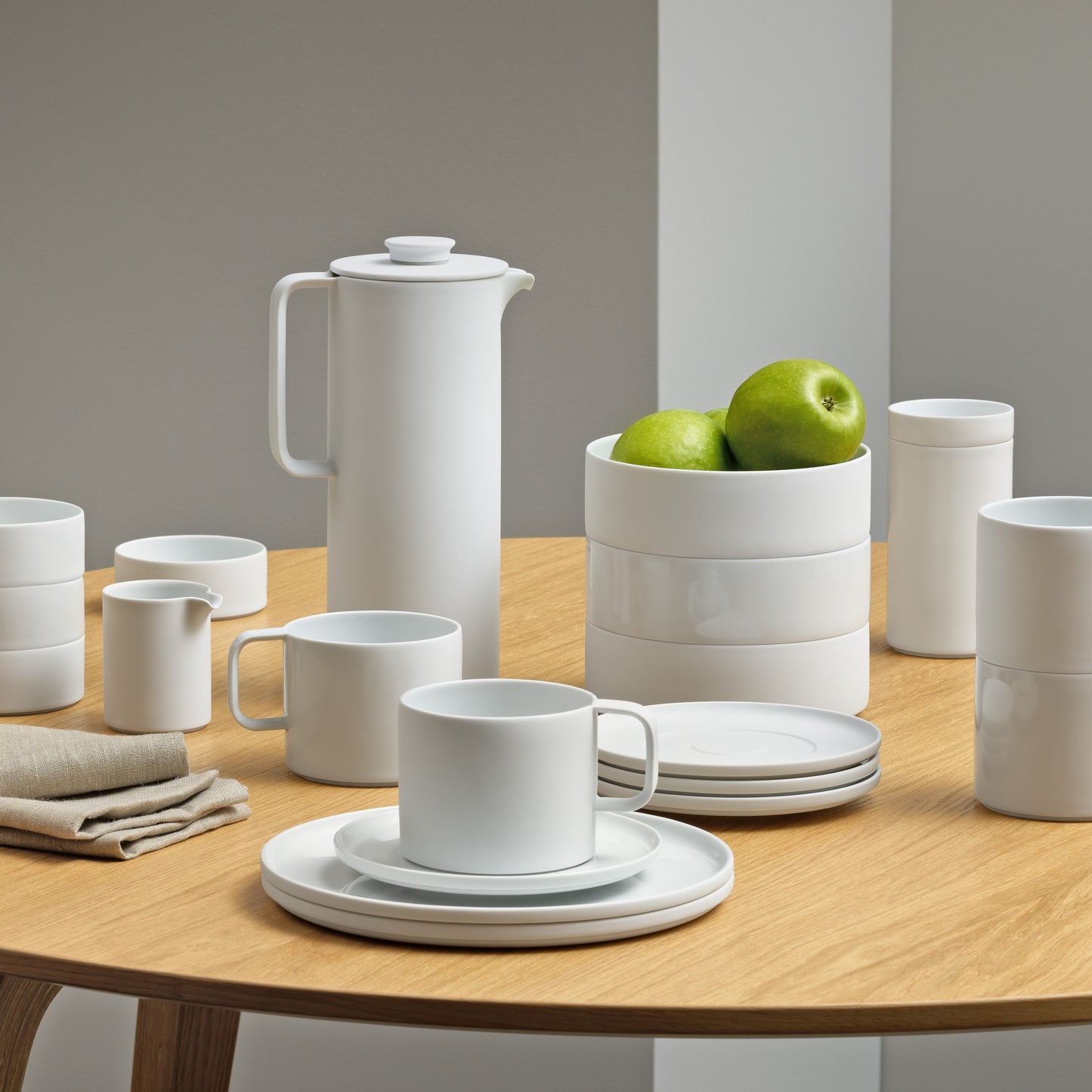 Tee- Kaffee Untertasse, DATUM satiniert