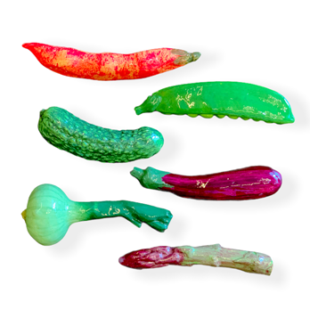 Messerbänkchen Gemüse Set 6-tlg.