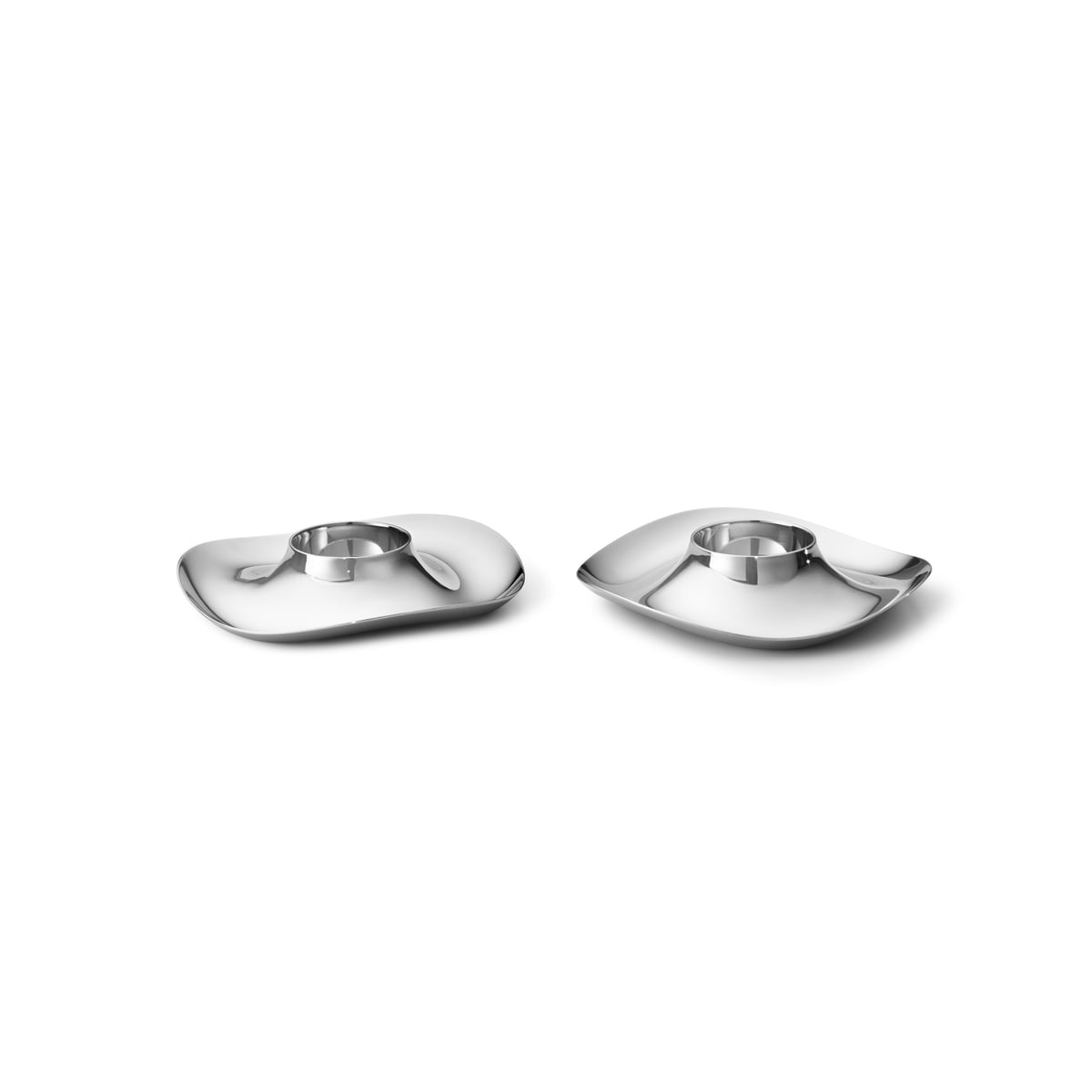 Eierbecher Georg Jensen COBRA COLLECTION im 2er Set