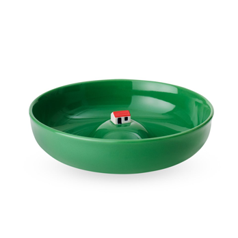 Kinderteller LA MAISON INONDEE grün MOMA