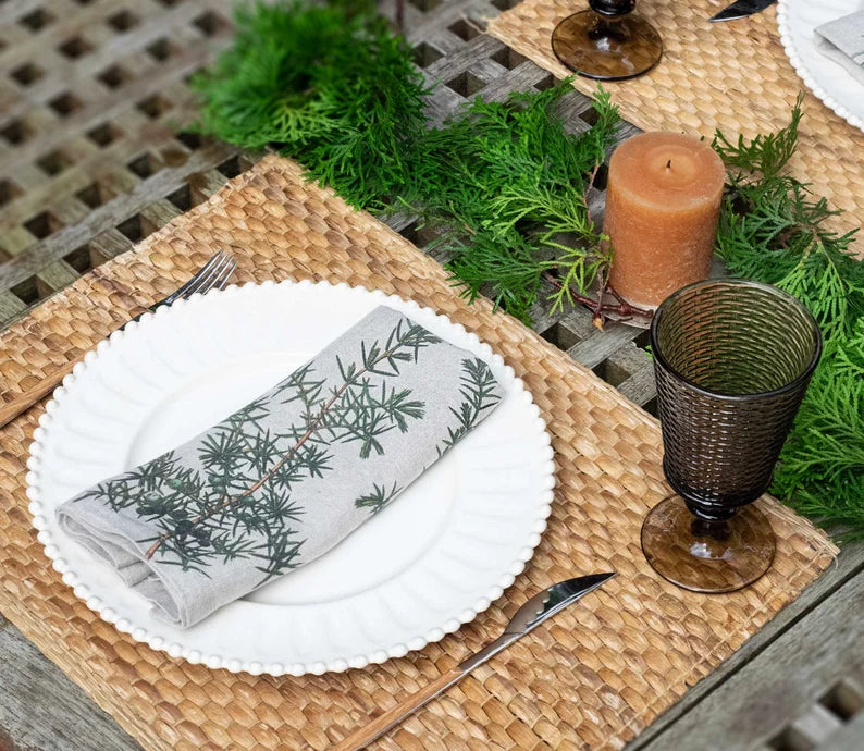 Servietten 6 tlg., Tannenzweige