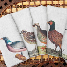 Servietten 6 tlg. Wildvögel