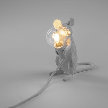 Lampe Maus sitzend