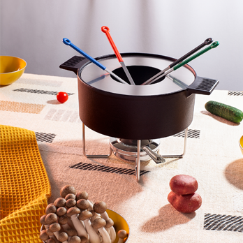 Fonduegabeln 6er Set farbig