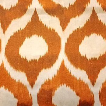 Tischdecke Ornament ockerfarbig 140 x 240 cm