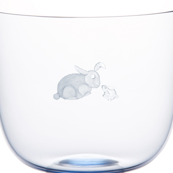 Wasserglas ALPHA Hase rosalin
