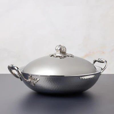 OPUS PRIMA Wokpfanne mit Deckel Kürbis Ø 30cm