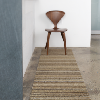 Fussmatte SHAG Skinny Stripe mushroom