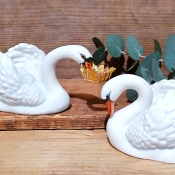 Schwanen Paar Nymphenburg, VINTAGE