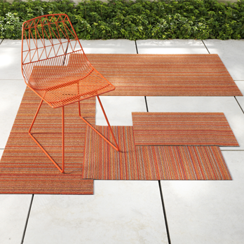 Türvorleger SHAG Skinny Stripe orange
