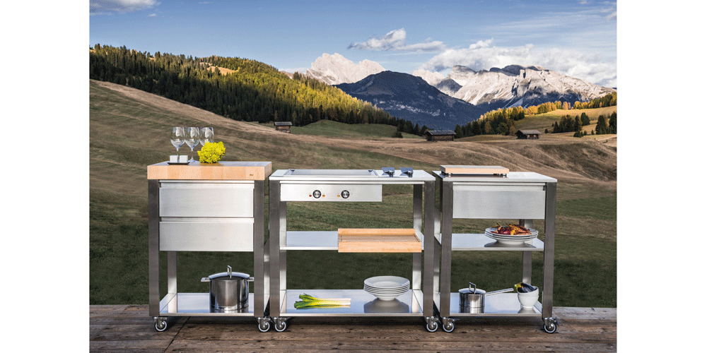 CUN Grill, 3 Brenner