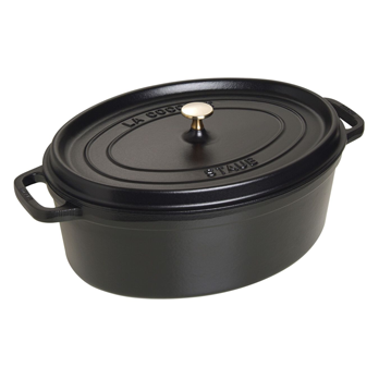 Cocotte sog.  Gänsebräter Gusseisen oval 41cm