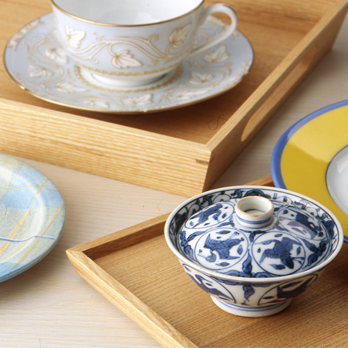 Japanisches Tablett Set 7-tlg.