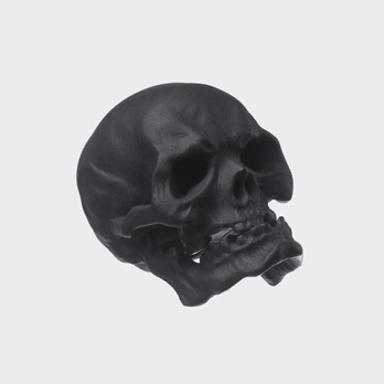 Totenkopf klein schwarz