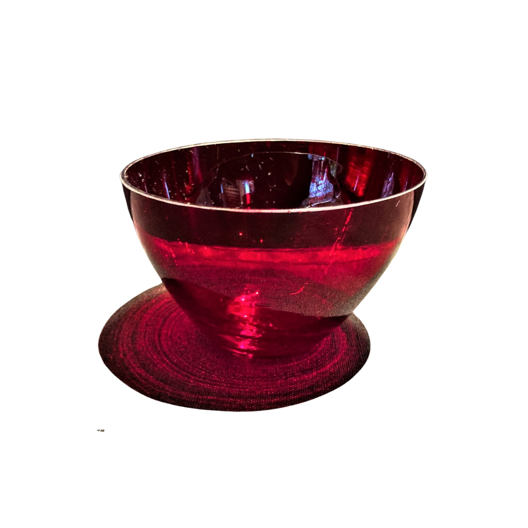 Schalen VINTAGE Rubinglas